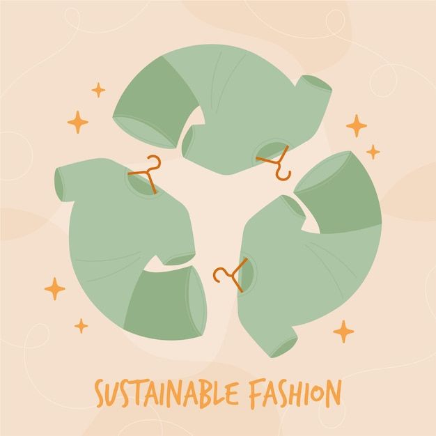 Sustainable fashion collection with eco-friendly clothing